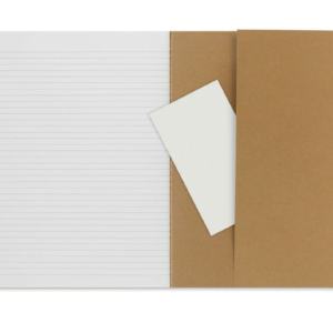 Alternative view of Moleskine Cahier Journals - 9-3/4" x 7-1/2", Ruled, Kraft, Pkg of 6